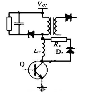 圖2  具有非飽和電抗的開通緩沖回路